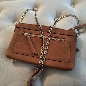 Zipper Detail Crossbody Purse